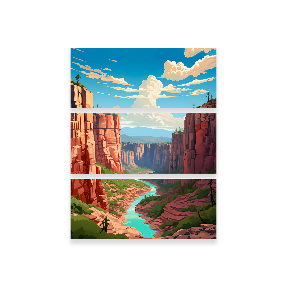 Stunning Grand Canyon - Arizona Wall Art by Valth Graphics