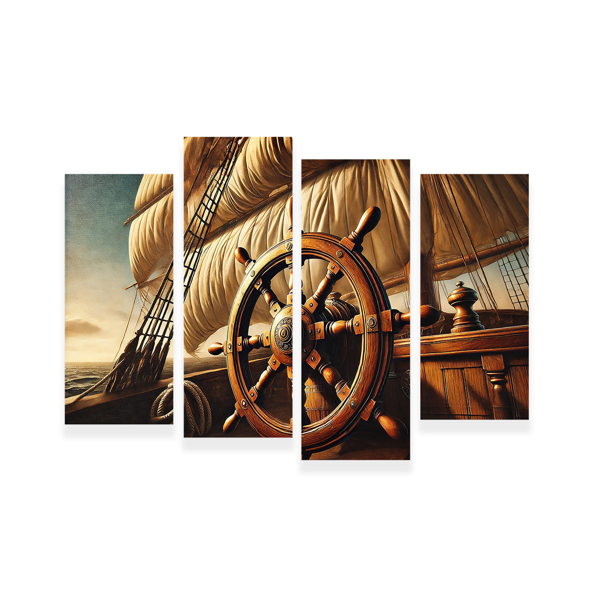 The Helm - Premium Kiln - Dried Pine Wood Framed Canvas Prints