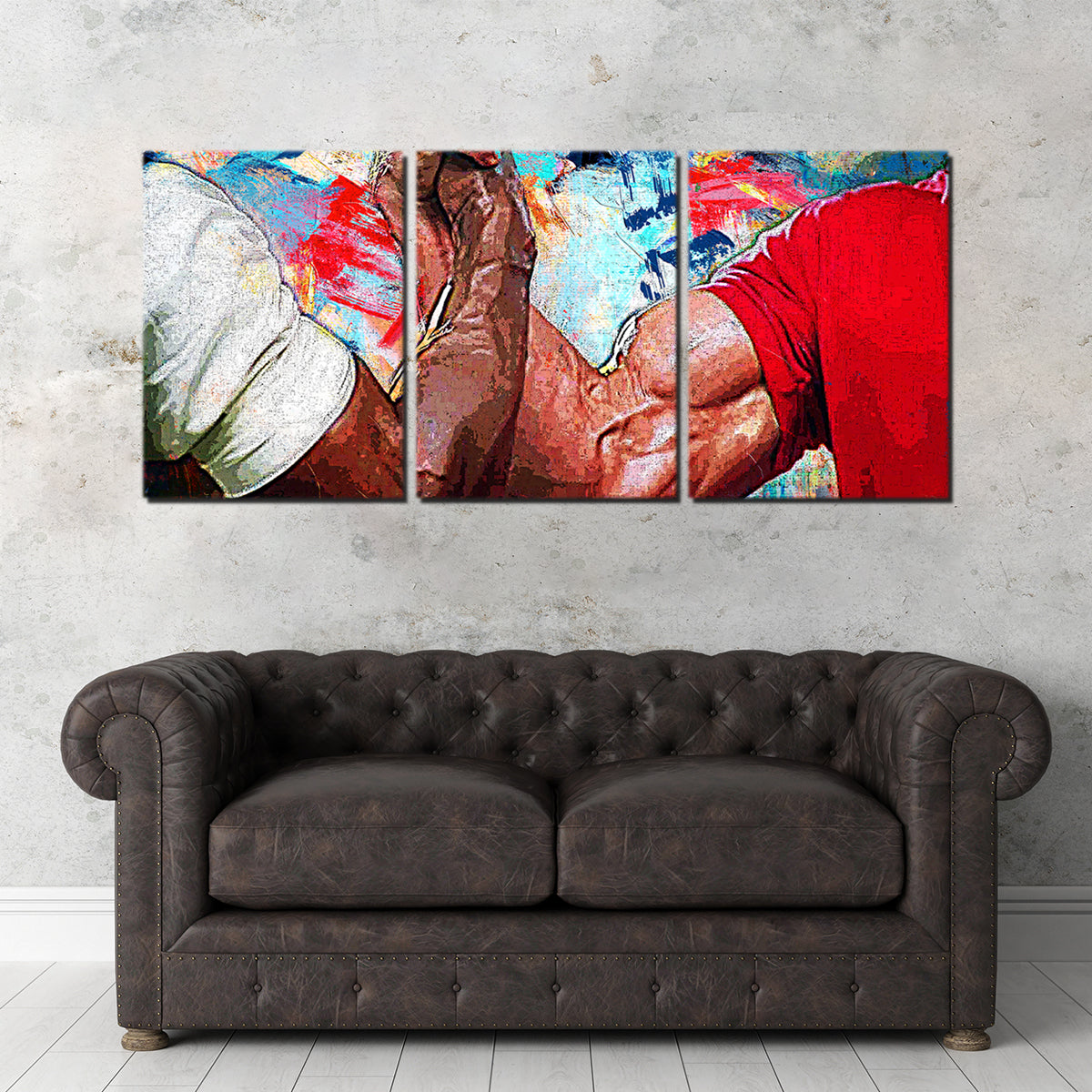 Stunning Dutch & Dillon Handshake Wall Art for Home Decor