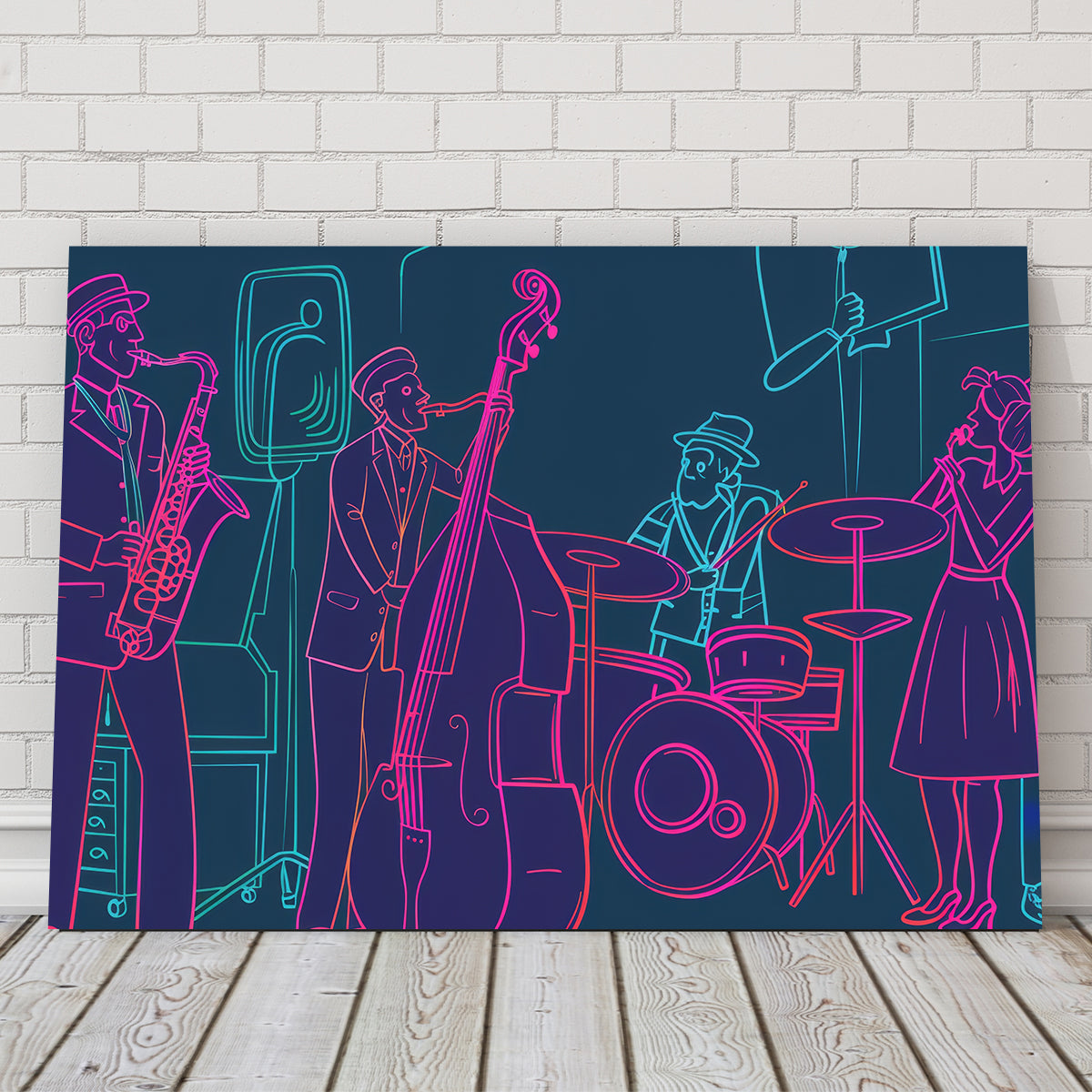 Stunning Jazz Band Vibe Wall Art for Your Home Decor
