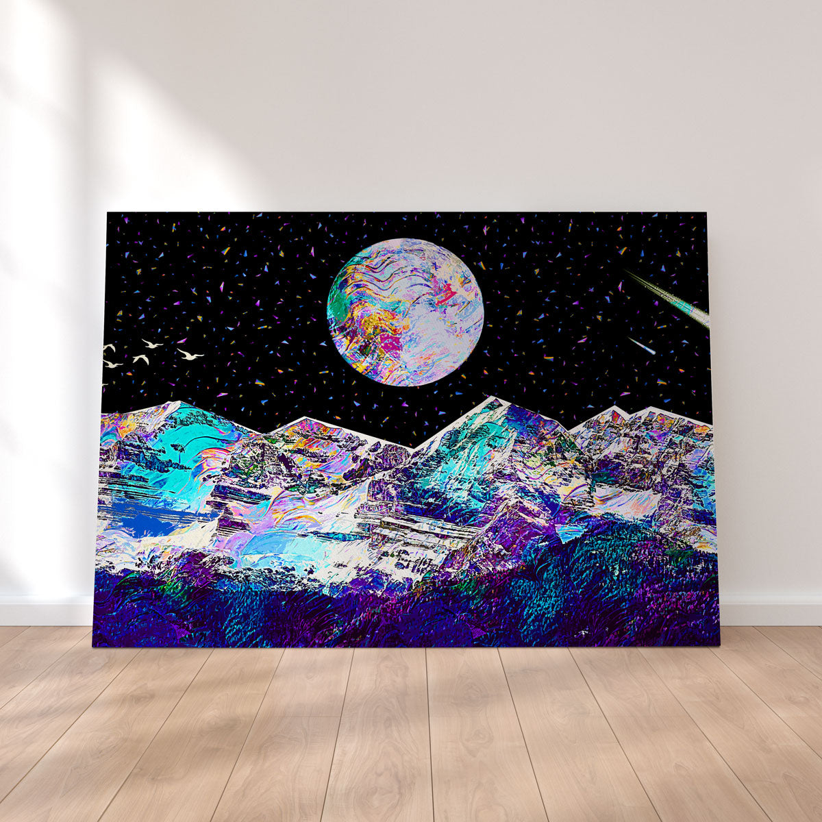 Stunning Abstract Moon Wall Art by Gab Fernando