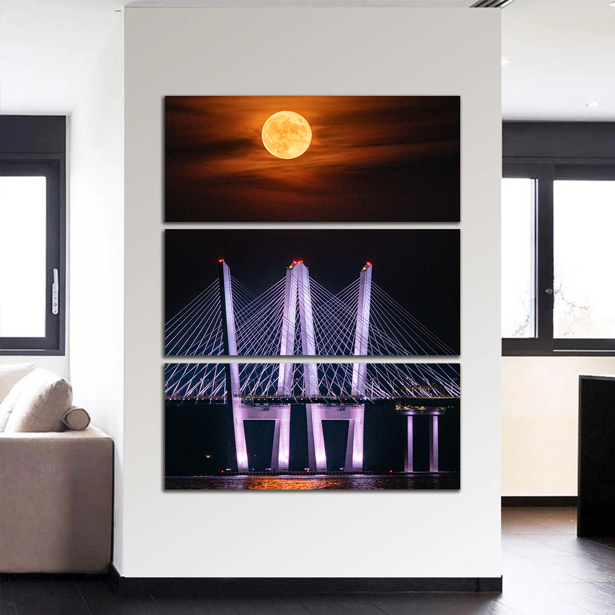 Stunning Tappan Zee Bridge Wall Art by Dennis Maida