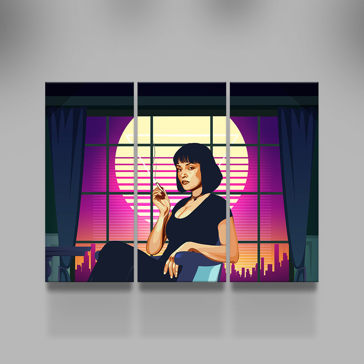 Pulp Fiction Iconic Scene Wall Art by Ralph & Laura Design