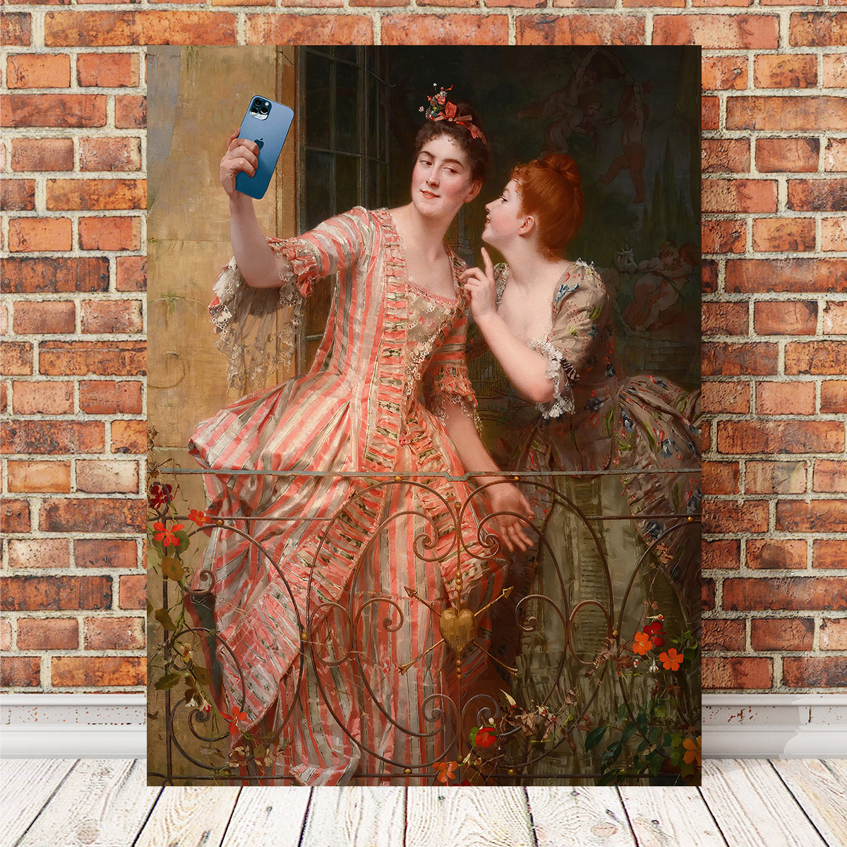 Stunning Royal Selfie Wall Art by Glory Days Studio