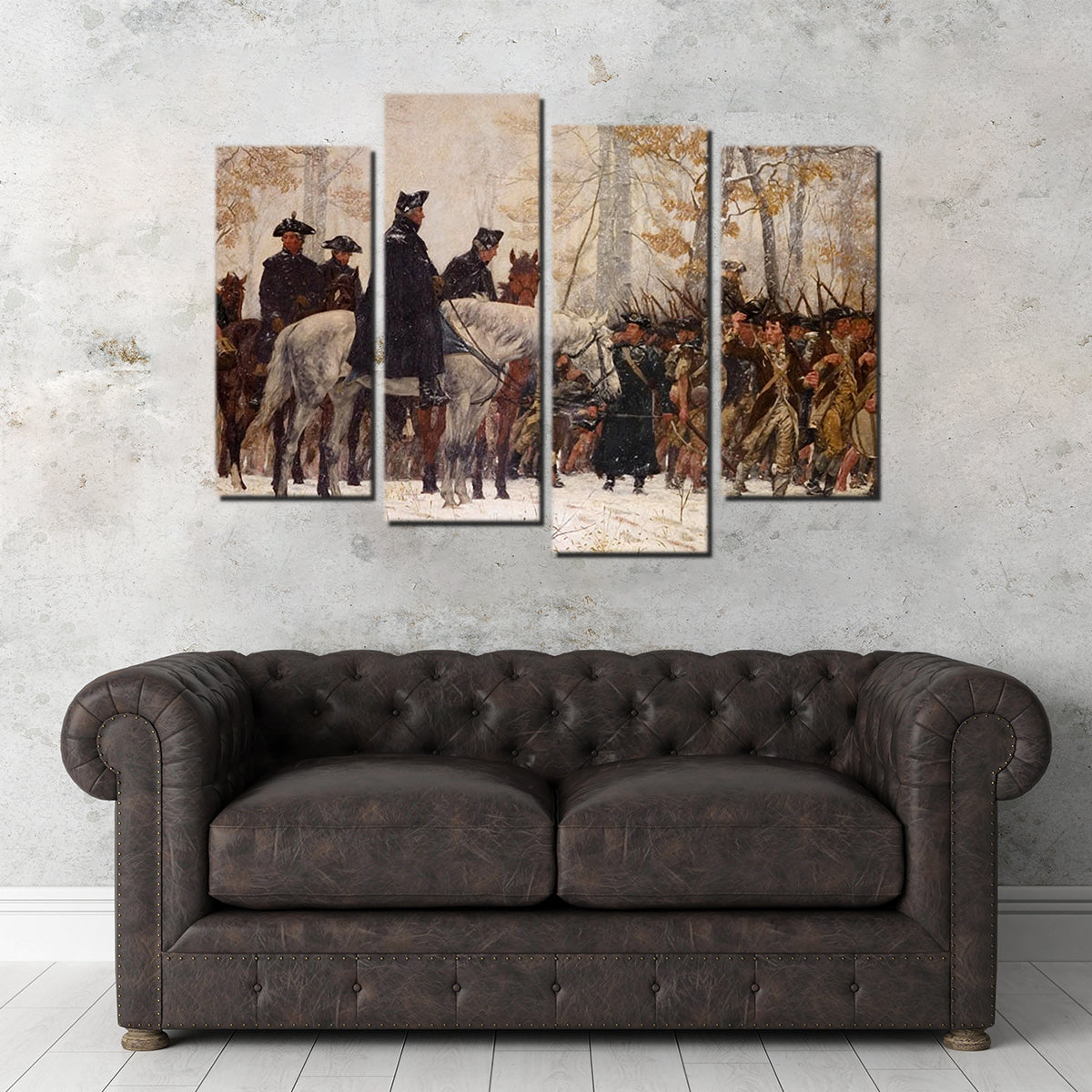 GW Revolutionary War Premium Wall Art for Patriotic Decor