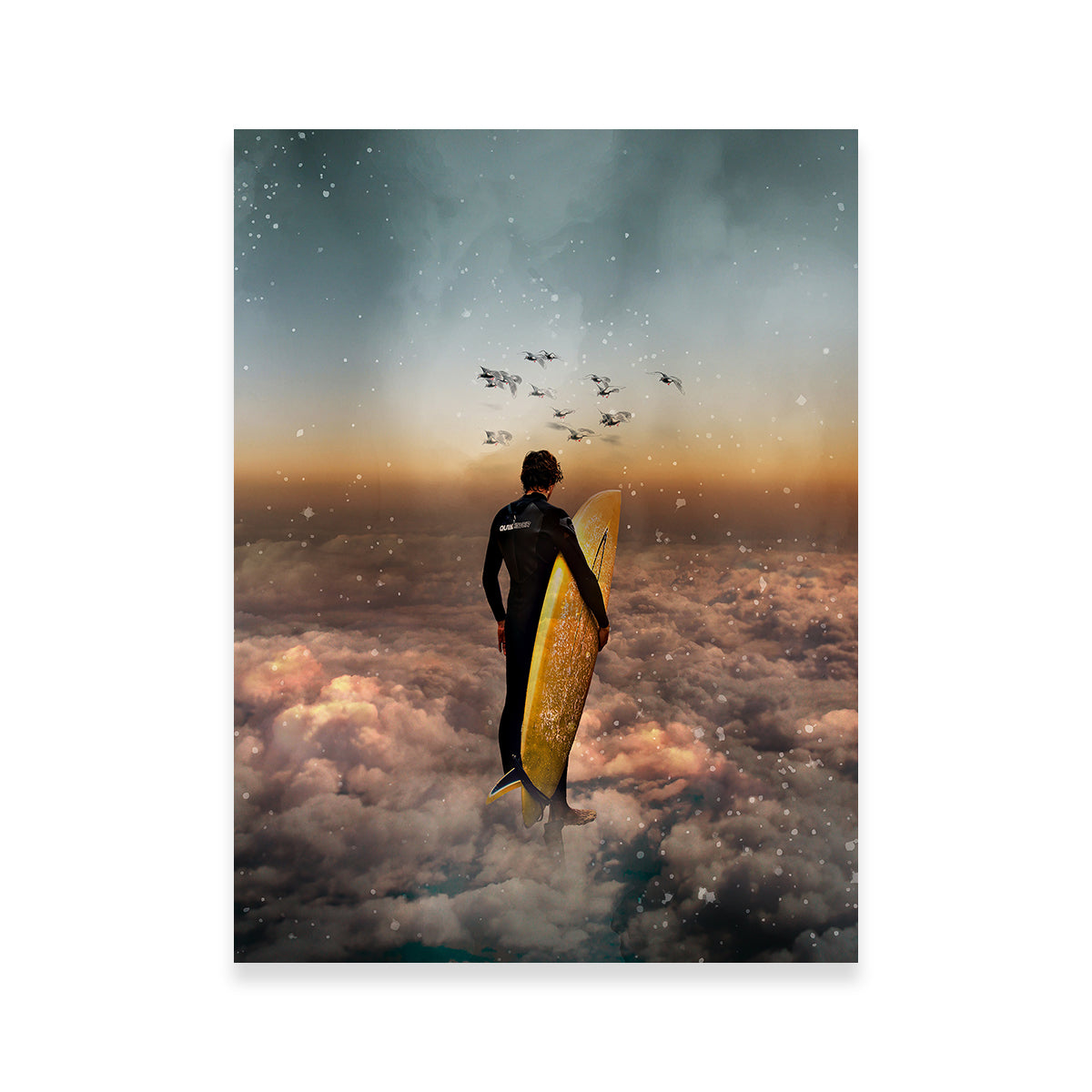 Stunning Cloud Surf Canvas Art for Your Wall - Ideal Wall Decor