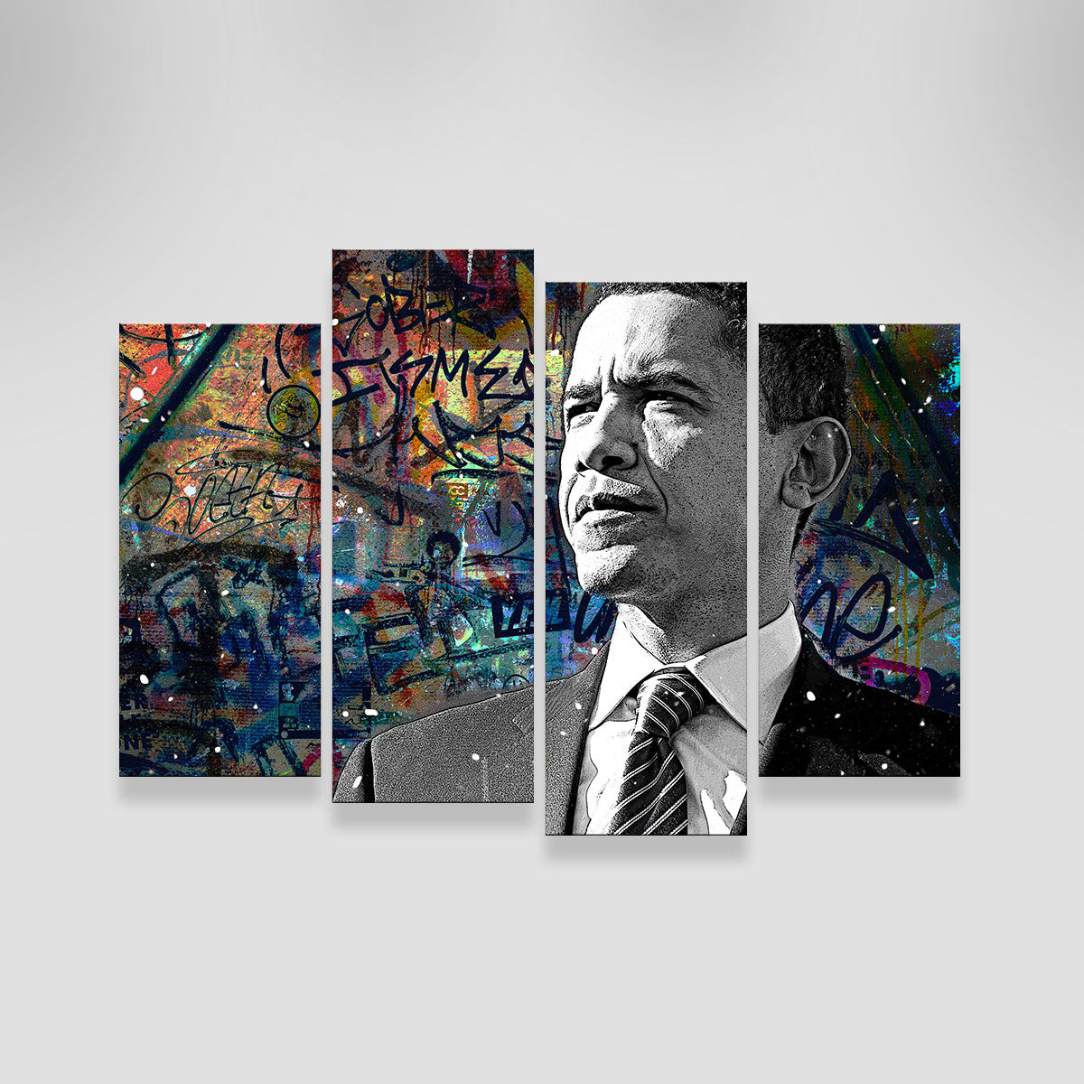 Stunning Abstract Obama Wall Art for Your Home Decor