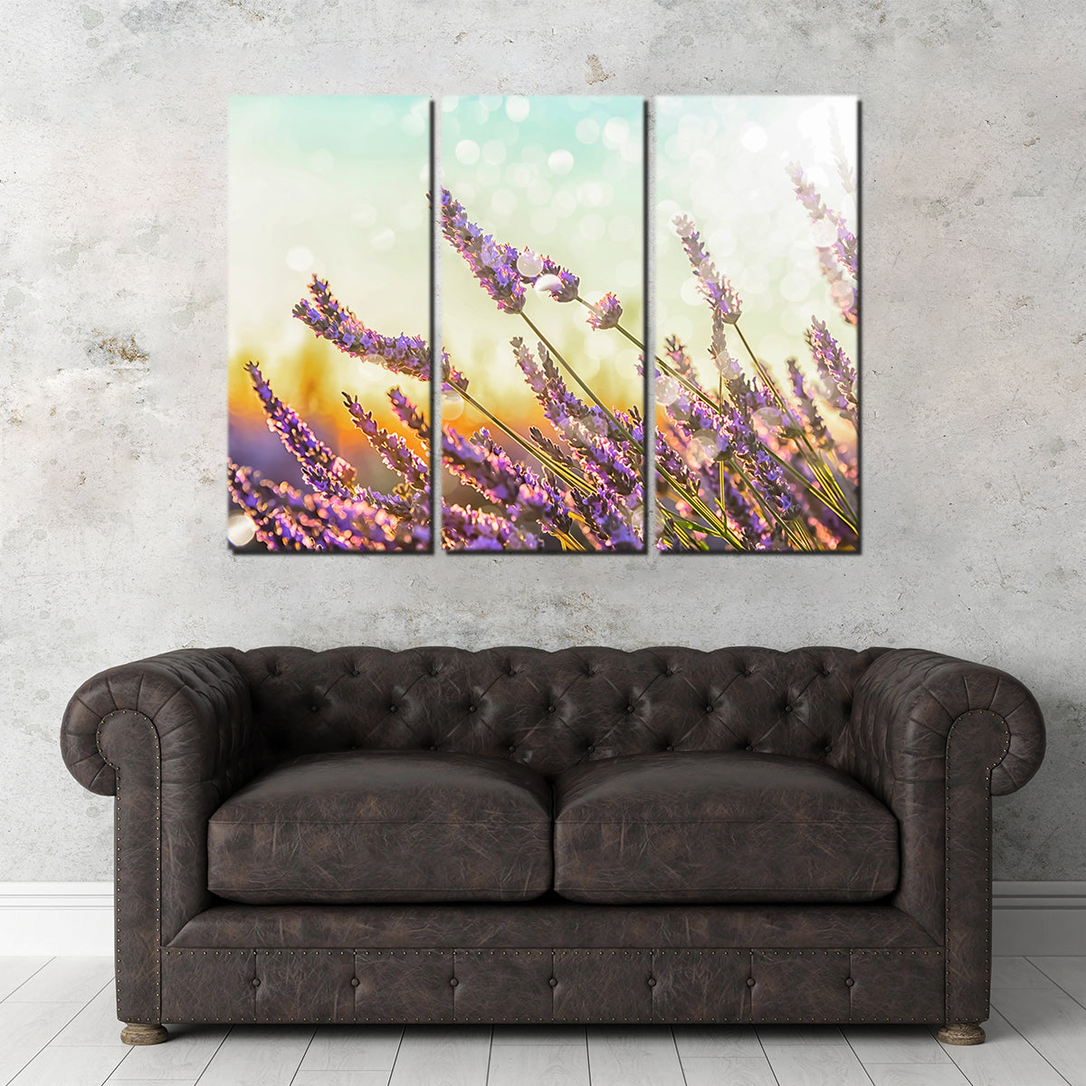 Gorgeous Sparkling Lavender Wall Art by Manjik Pictures