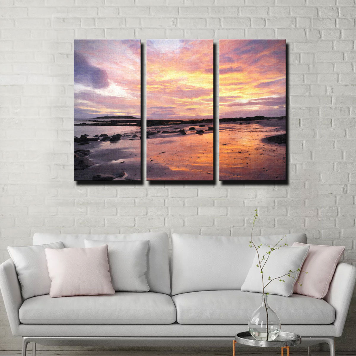 Stunning Soft Golden Sunrise Wall Art by Denise Dundon