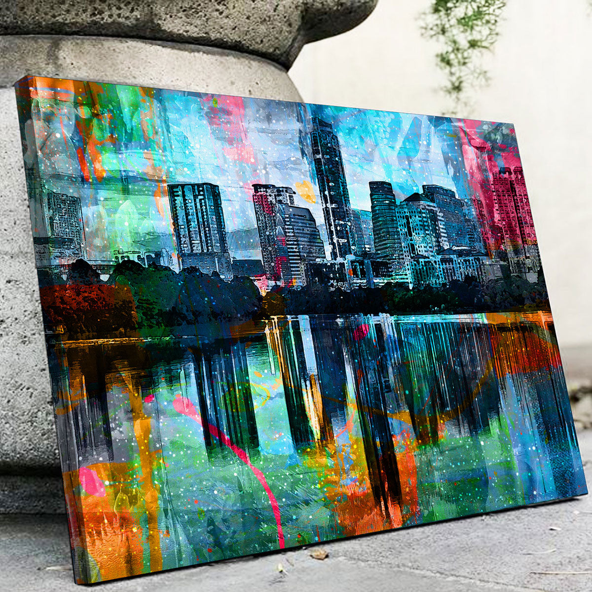 Stunning Abstract Austin Wall Art for Modern Interiors