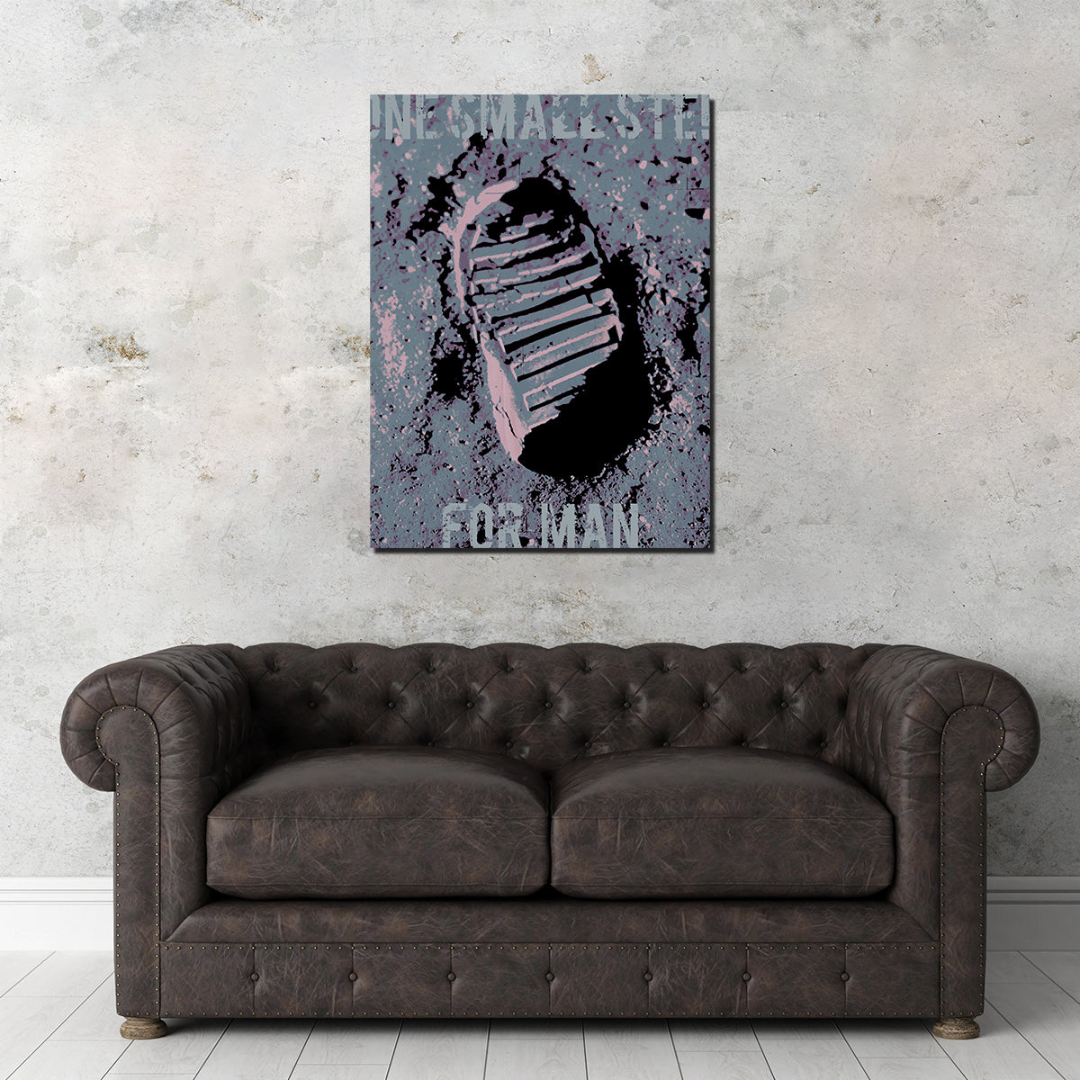 Stunning One Small Step Wall Art by Stephen Chambers