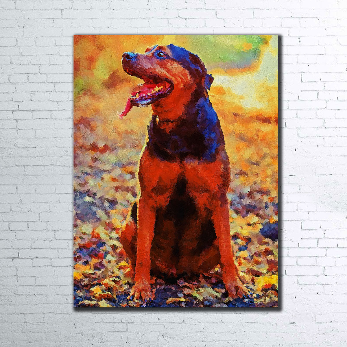 Stunning Dog 1 Painting Wall Art by Gab Fernando