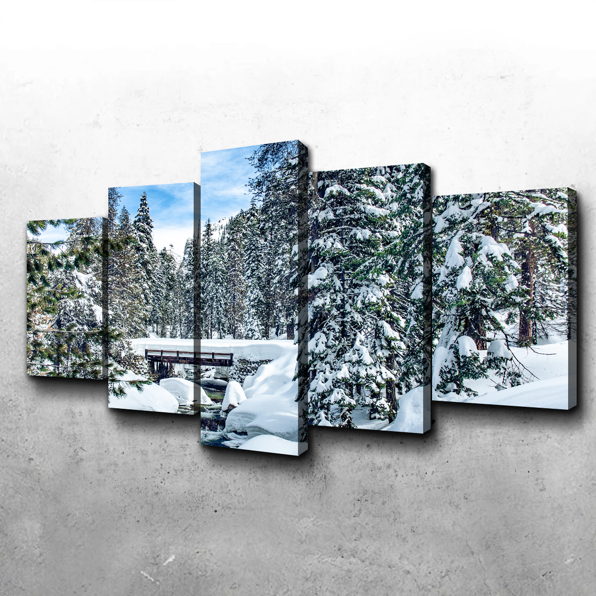 Exquisite Lodgepool Bridge Wall Art by Kyle Sherry
