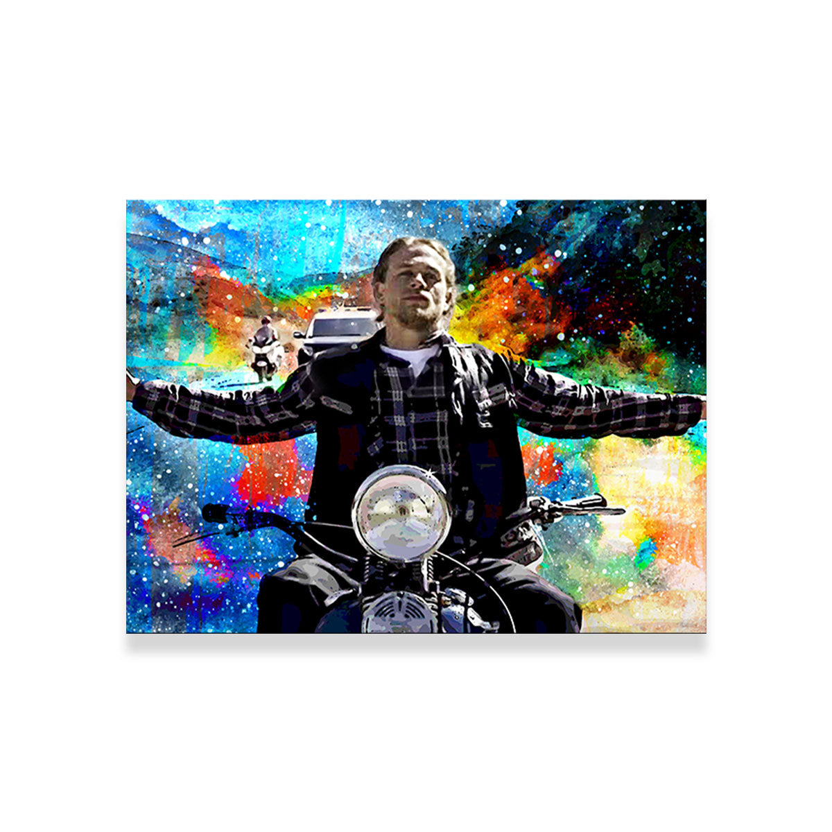 Stunning Jax Teller Wall Art - Museum-Quality Canvas on Sustainable Pine Frames