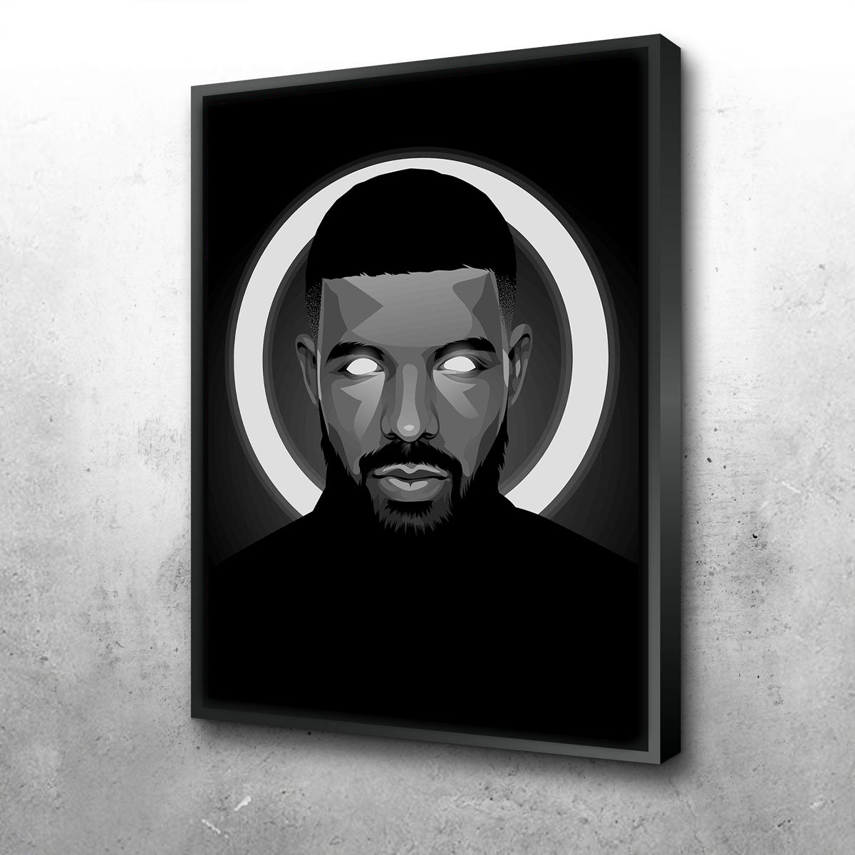 Stunning Grayscale Drake Wall Art for Modern Interiors