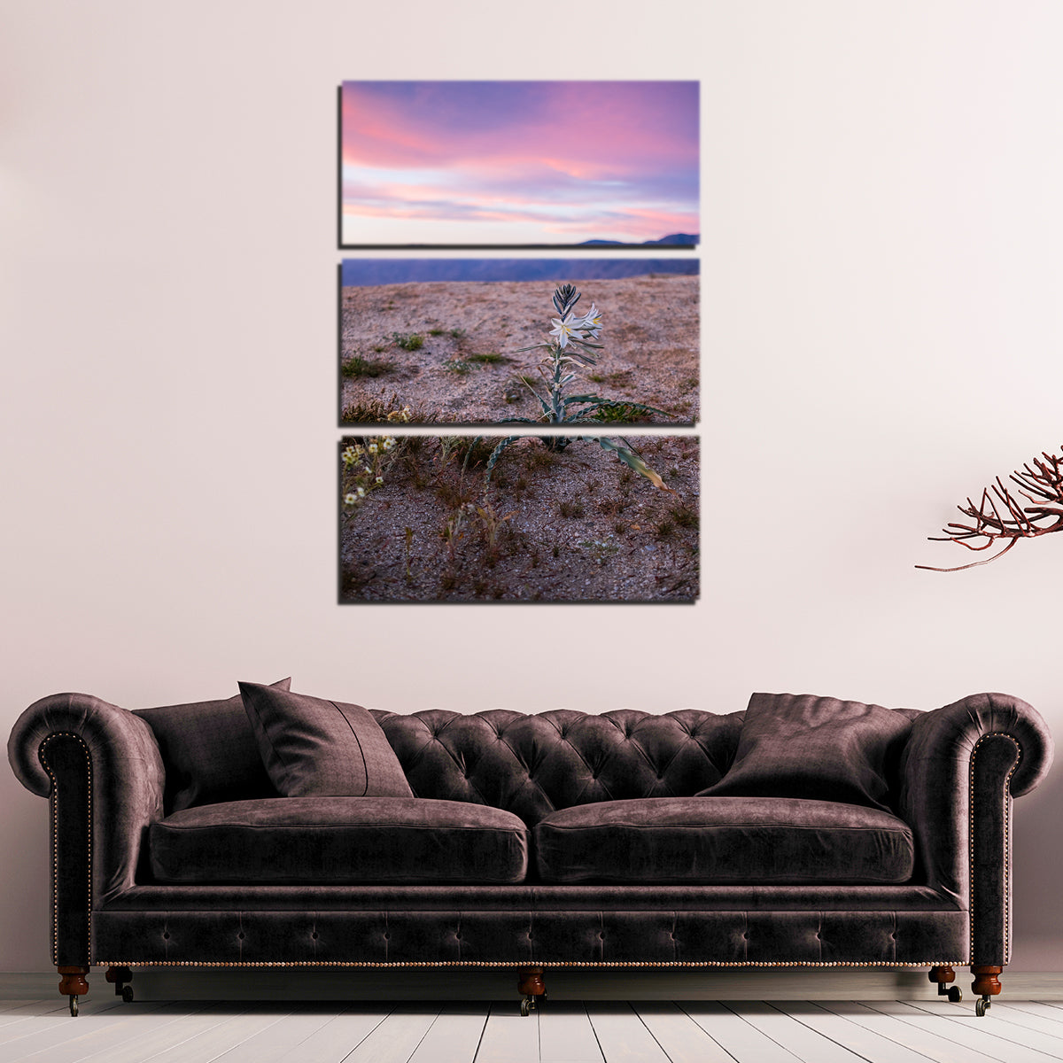 Exquisite Desert Wild Flowers Wall Art by Irish Crow
