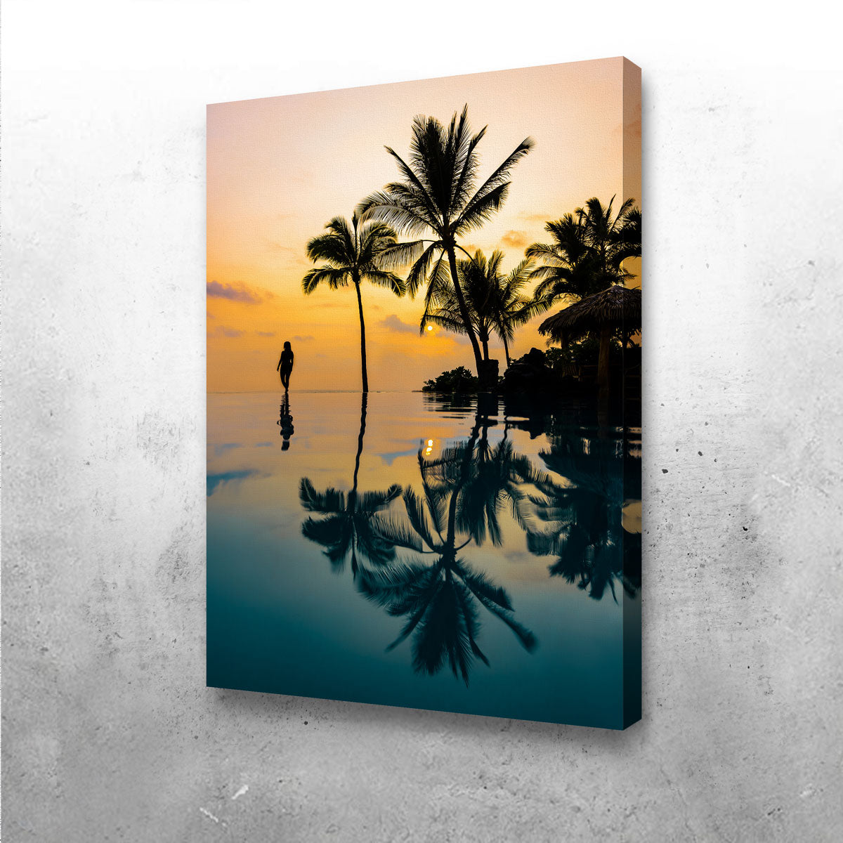 Exquisite Relaxation Sunset Wall Art for Home Decor