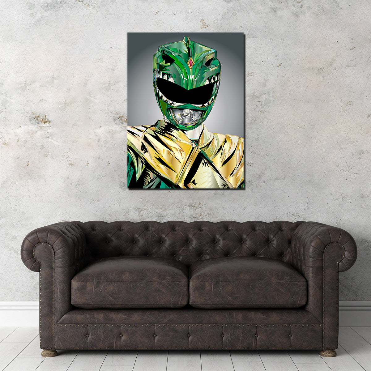 Vibrant Green Ranger Rip Wall Art for Stunning Decor