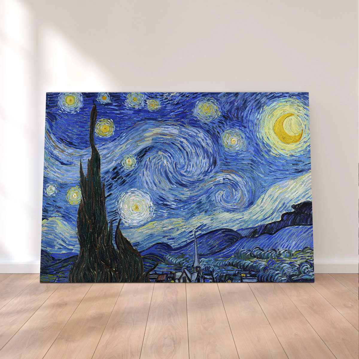 Enchanting Starry Night Wall Art - Premium Canvas for Home Decor