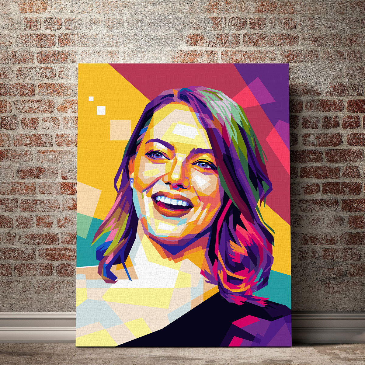 Stunning Emma Stone Wall Art by Ralph & Laura Design