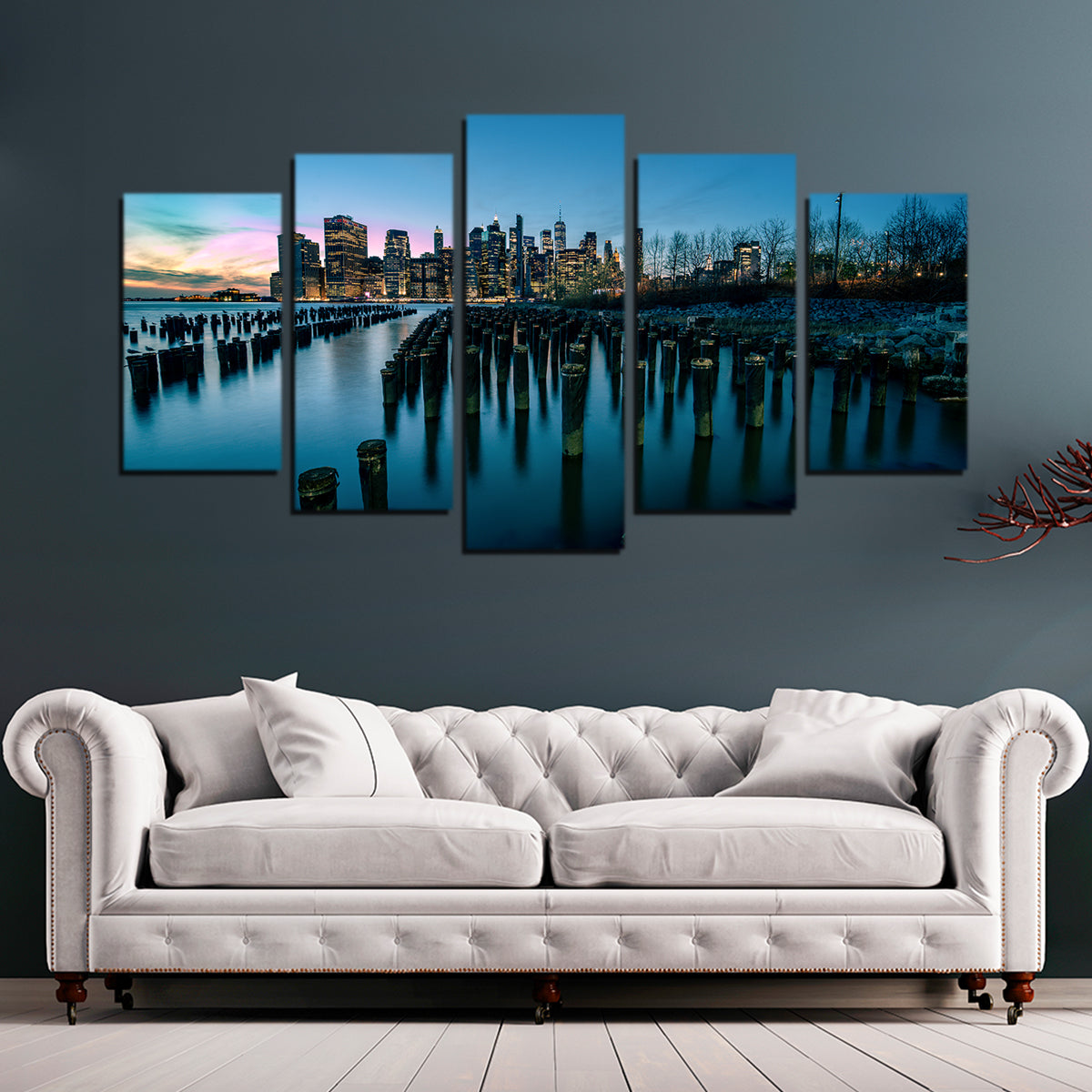 BK Pier Wall Art - Stunning Handmade Canvas Artwork