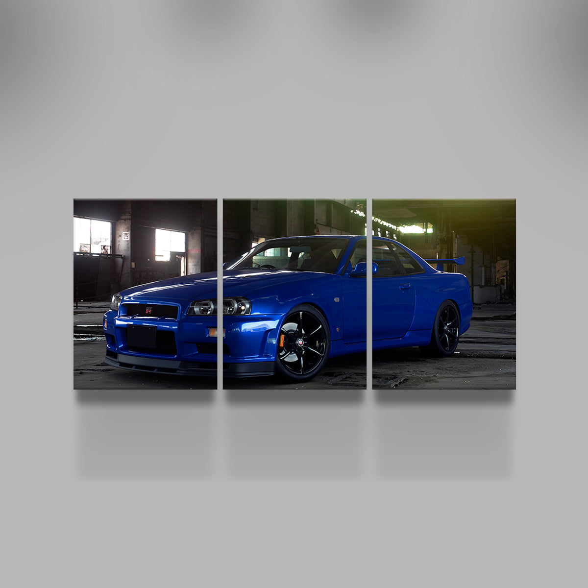 Stunning R34 Warehouse Wall Art by Vynton