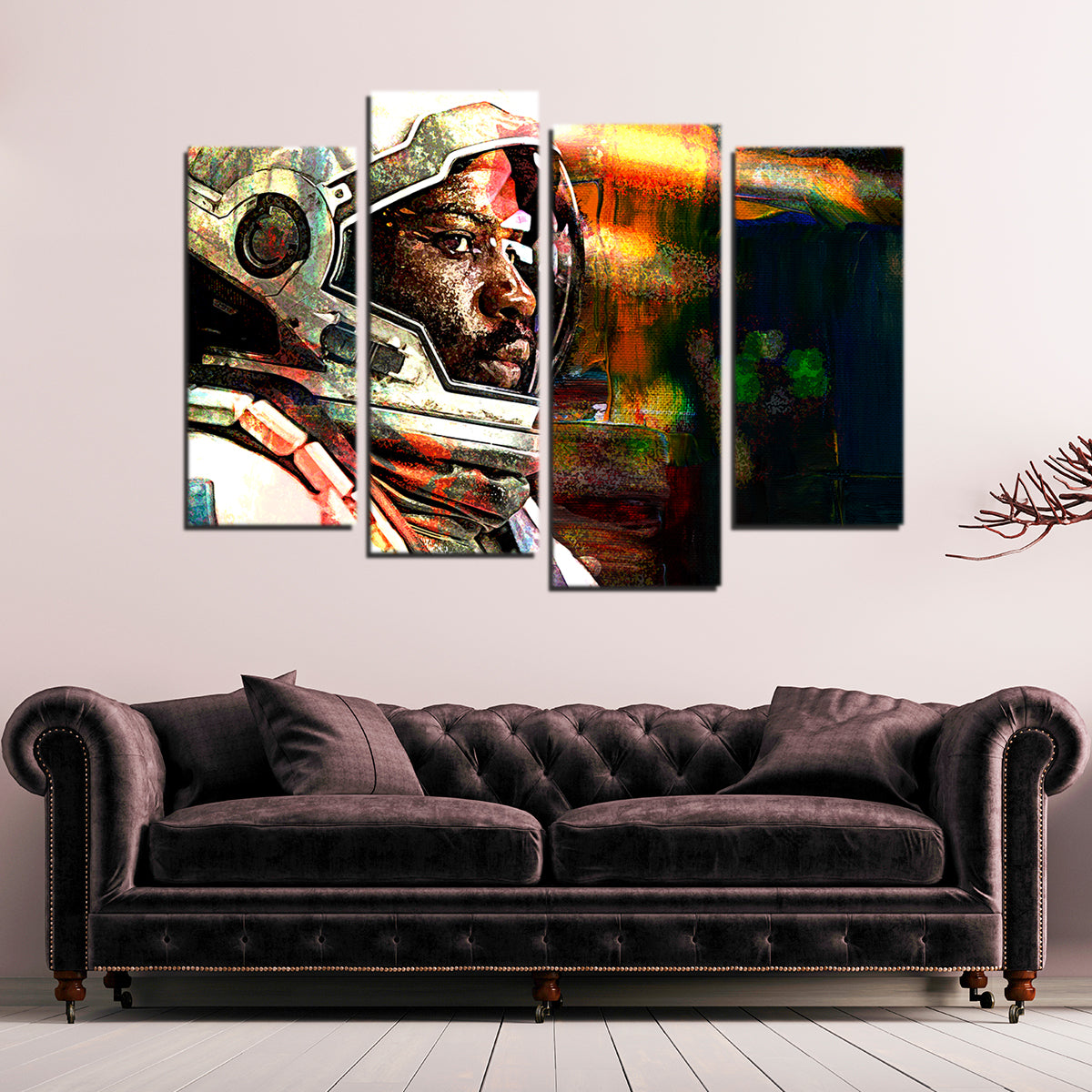 Romilly Premium Handmade Wall Art with Sustainable Pine Frames