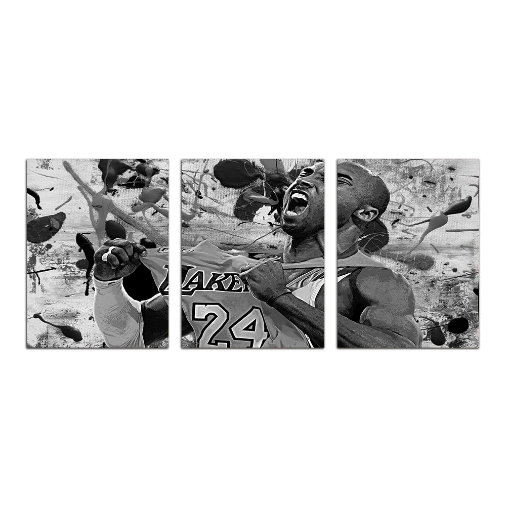 Stunning The Black Mamba Grayscale Wall Art for Modern Interiors