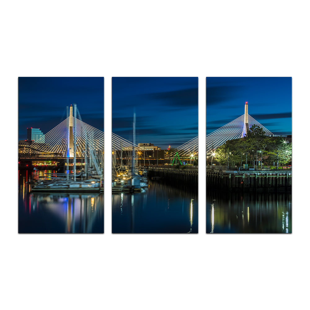 Exquisite Boston Bunker Hill Bridge Wall Art by Melanie Viola