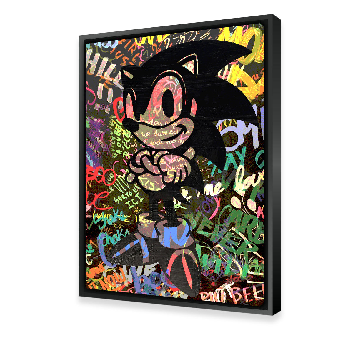 Sonic Wall Art by Stephen Chambers - Premium Handmade Canvas Print