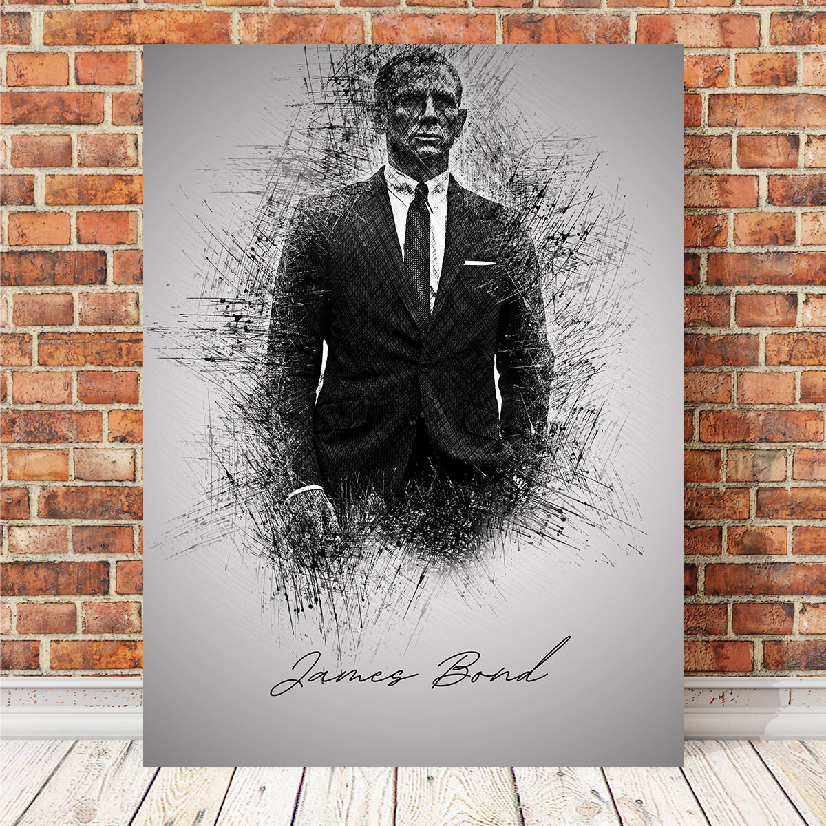 Stunning James Bond Wall Art by Albi Art