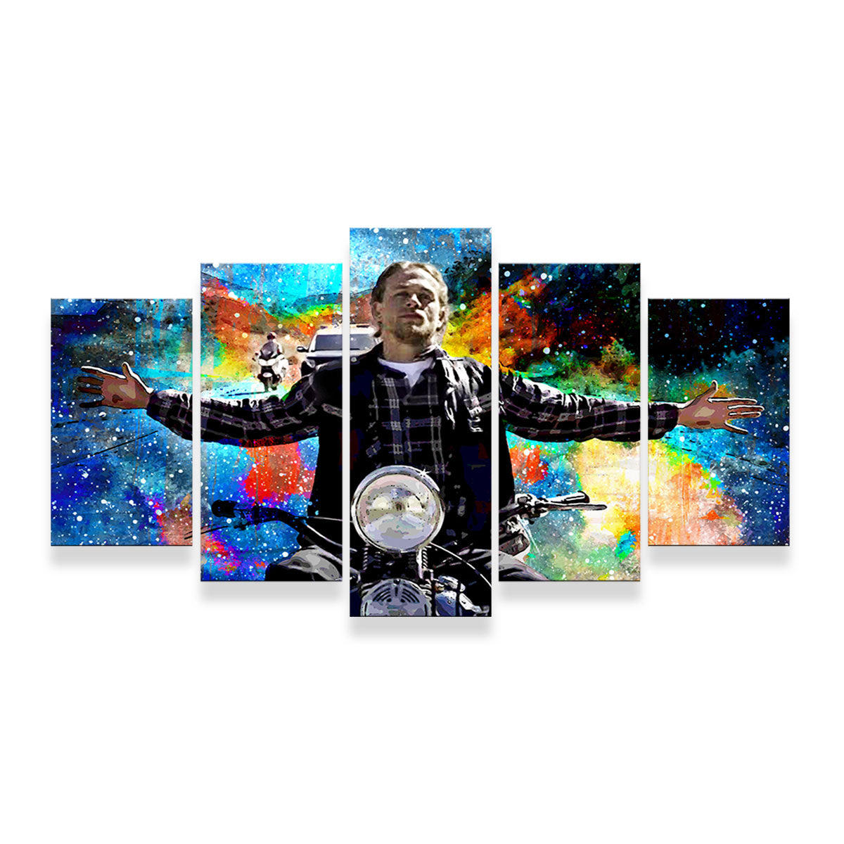 Stunning Jax Teller Wall Art - Museum-Quality Canvas on Sustainable Pine Frames