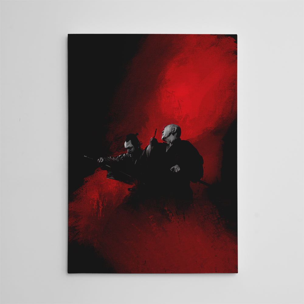 Stunning 7 Samurai Wall Art by Andy Brackpool