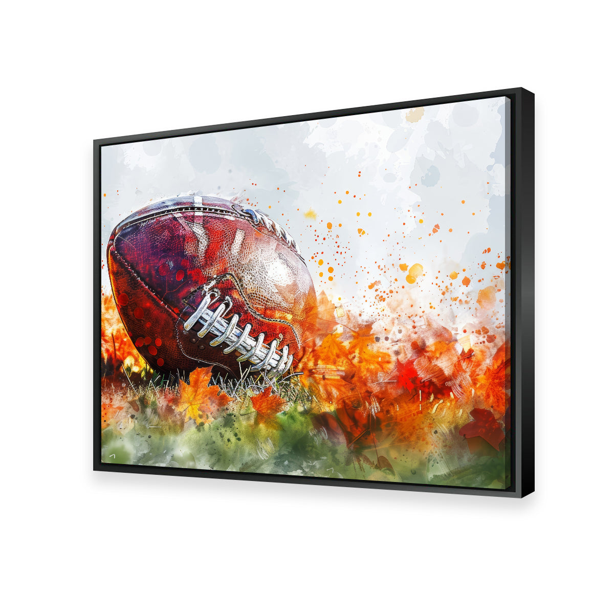 Stunning Football Abstract Wall Art for Sports Enthusiasts