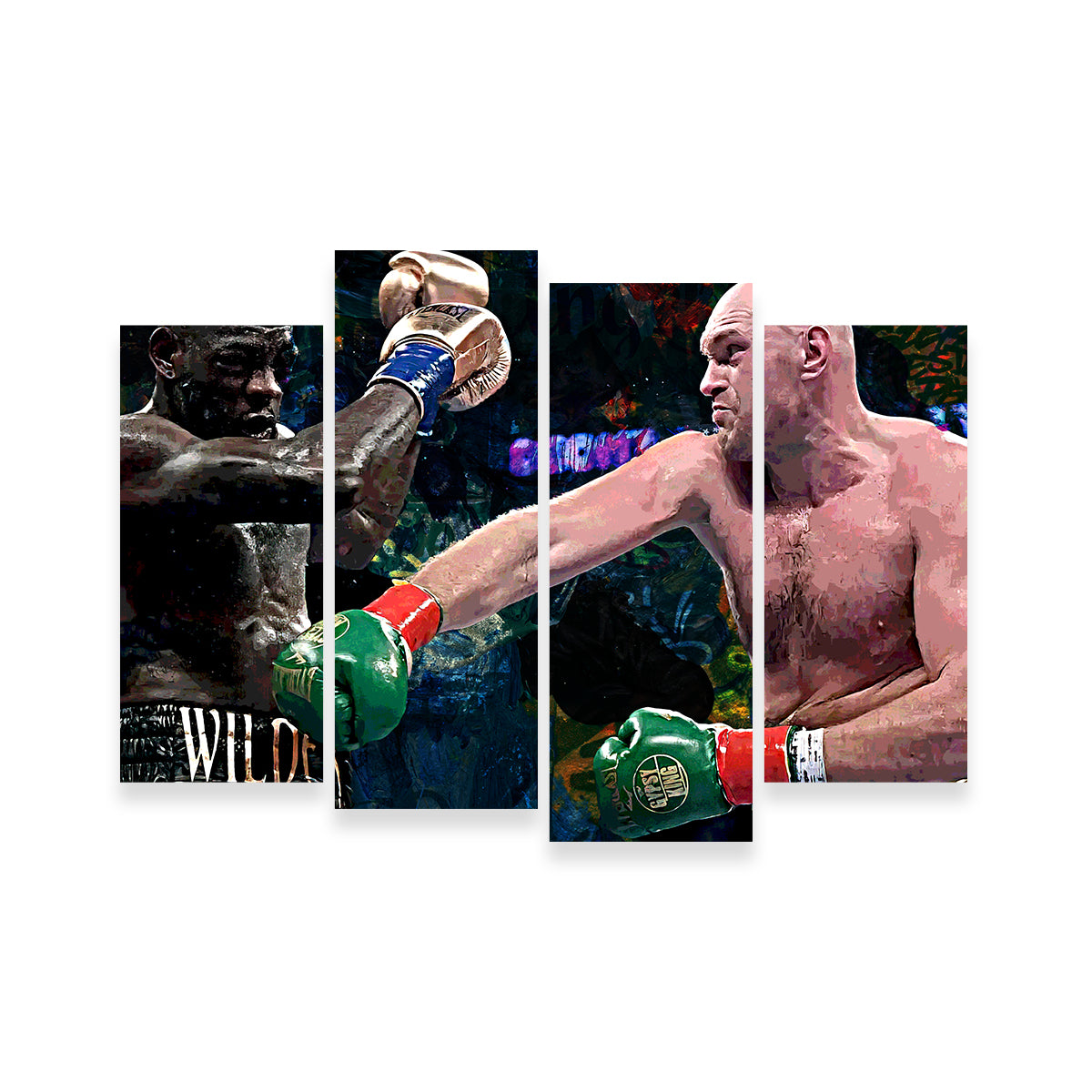 Exclusive Fury Vs. Wilder Wall Art for Stunning Home Decor