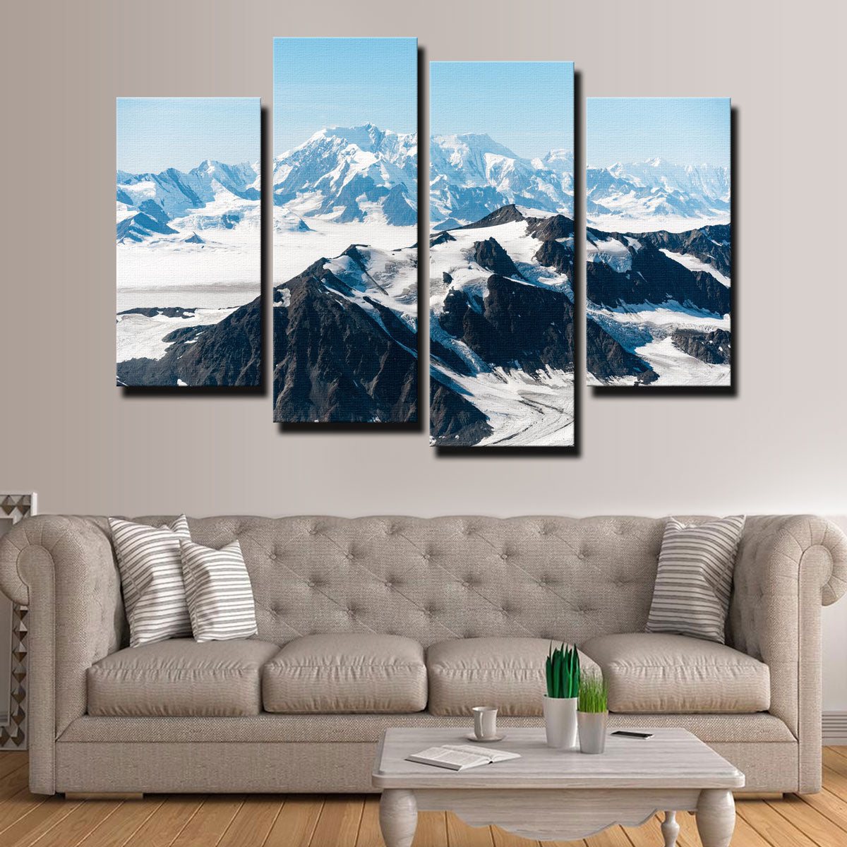 Breathtaking Cold Mountains Wall Art by Lucas Moore