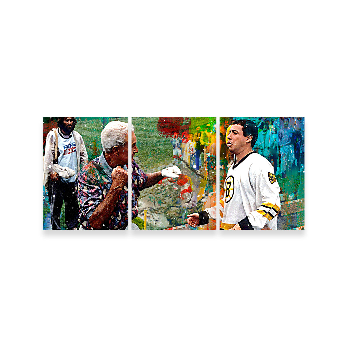 Happy Gilmore & Bob Barker High - Quality Wall Art for Home Decor