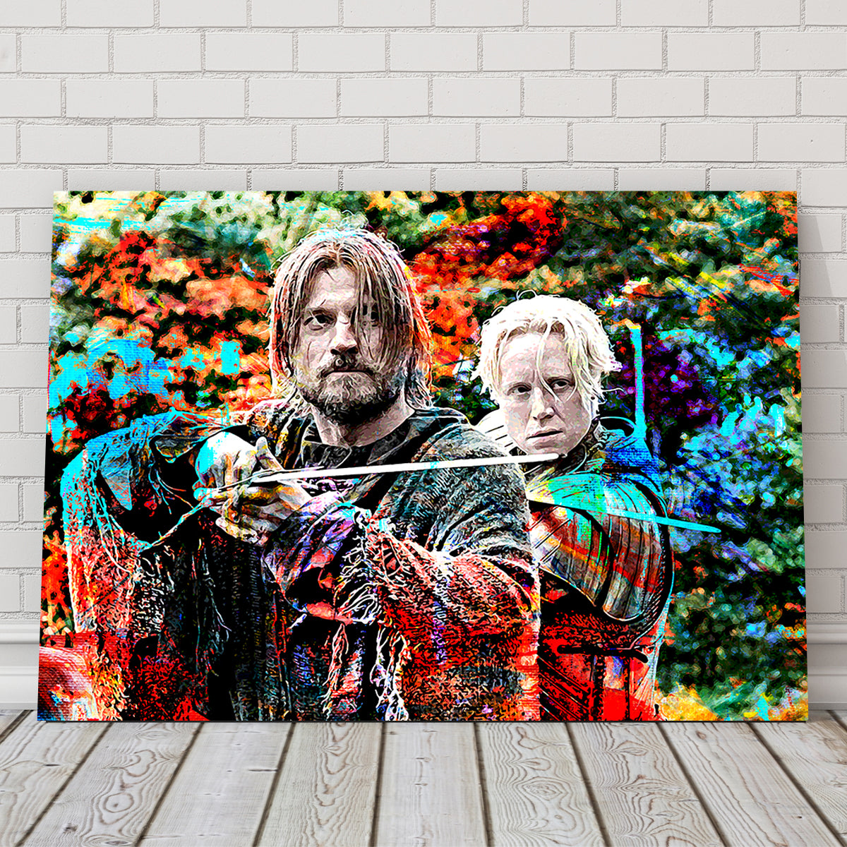 Jaime and Brienne Stunning Wall Art for Home Decor