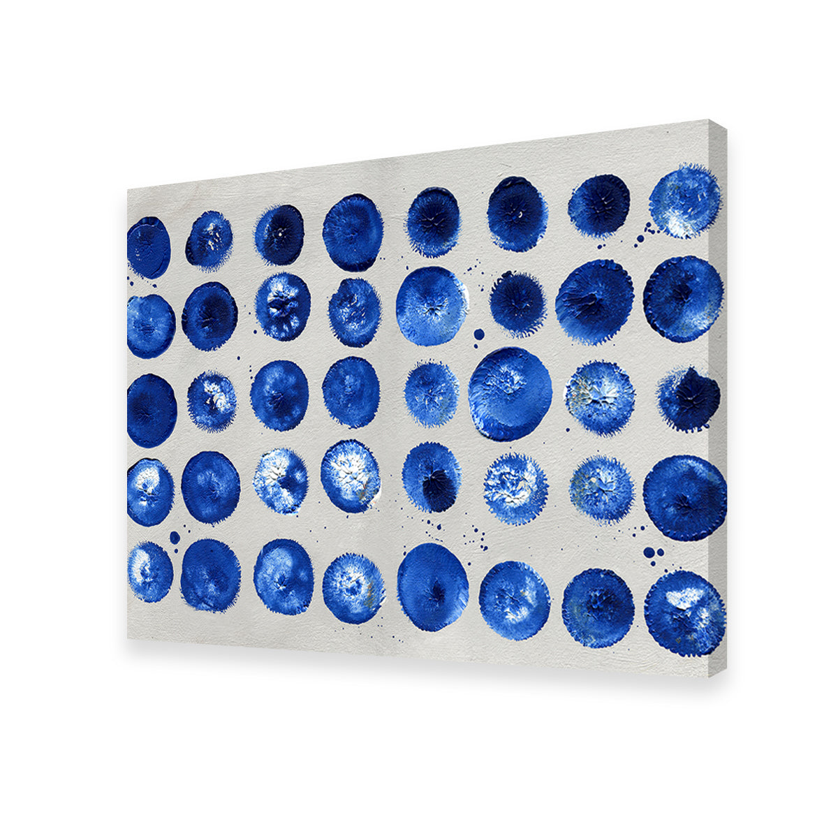 Stunning Blue Circles Wall Art by Evgeny Vetrov