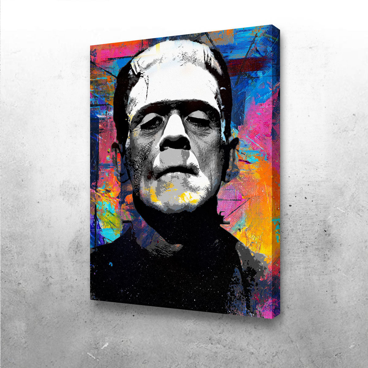 Frankenstein-inspired Colorful Wall Art for Stunning Decor
