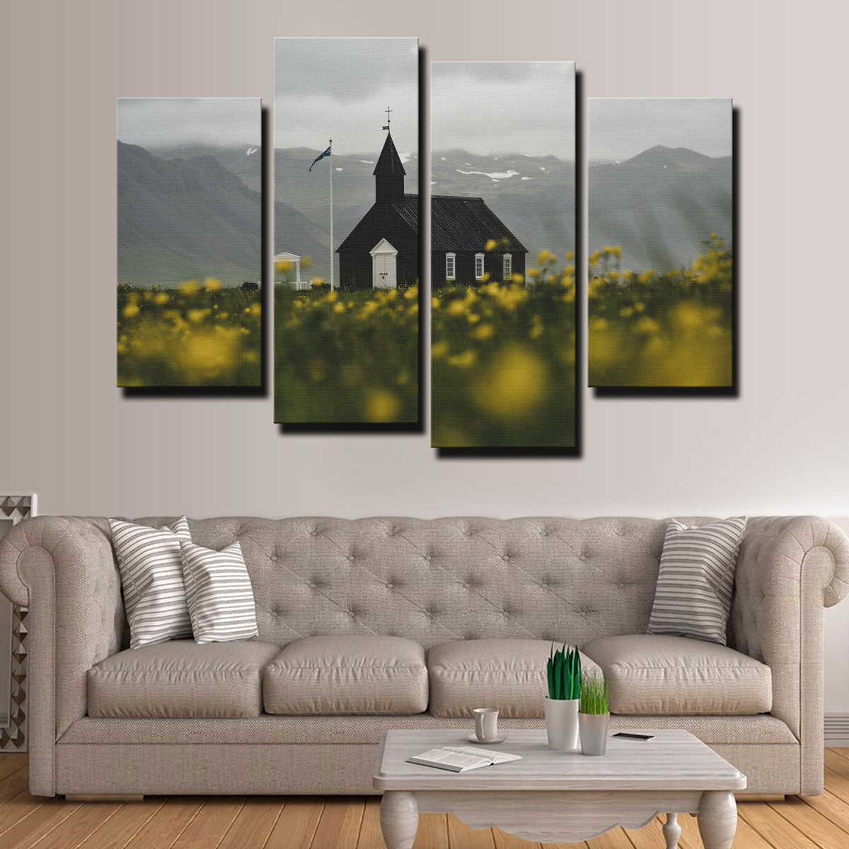 Exquisite Church Flowers Wall Art by Dennis Maida