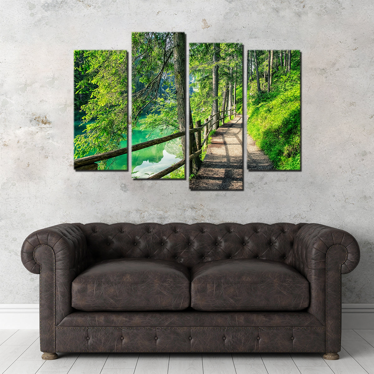 Stunning Path By The Lake Wall Art for Your Home Decor