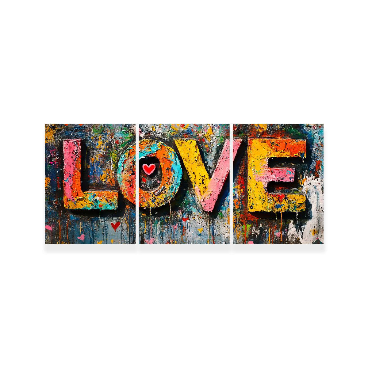 Enchanting Love Graffiti Wall Art for Stunning Decor