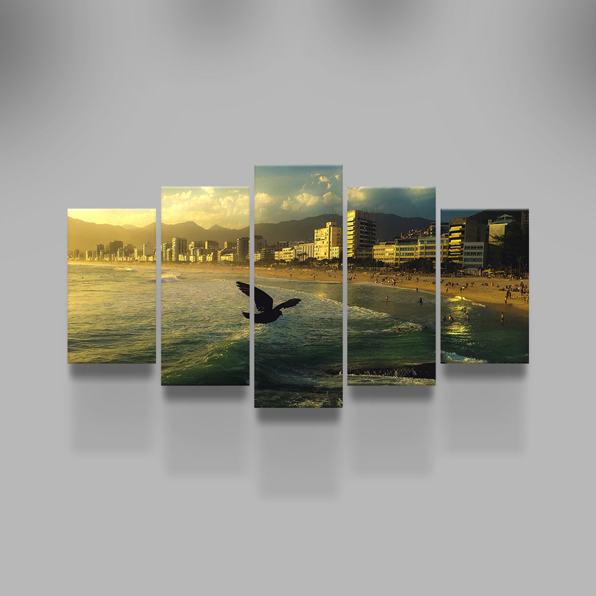 Exquisite Ipanema Rio Wall Art by Charity Dos Santos