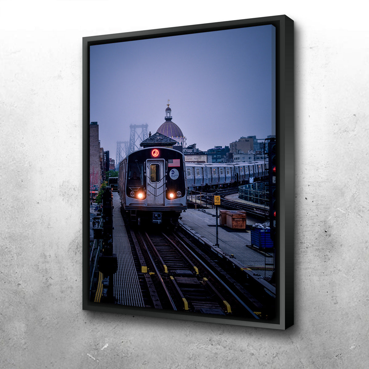 Stunning J Train Wall Art by Charity Dos Santos