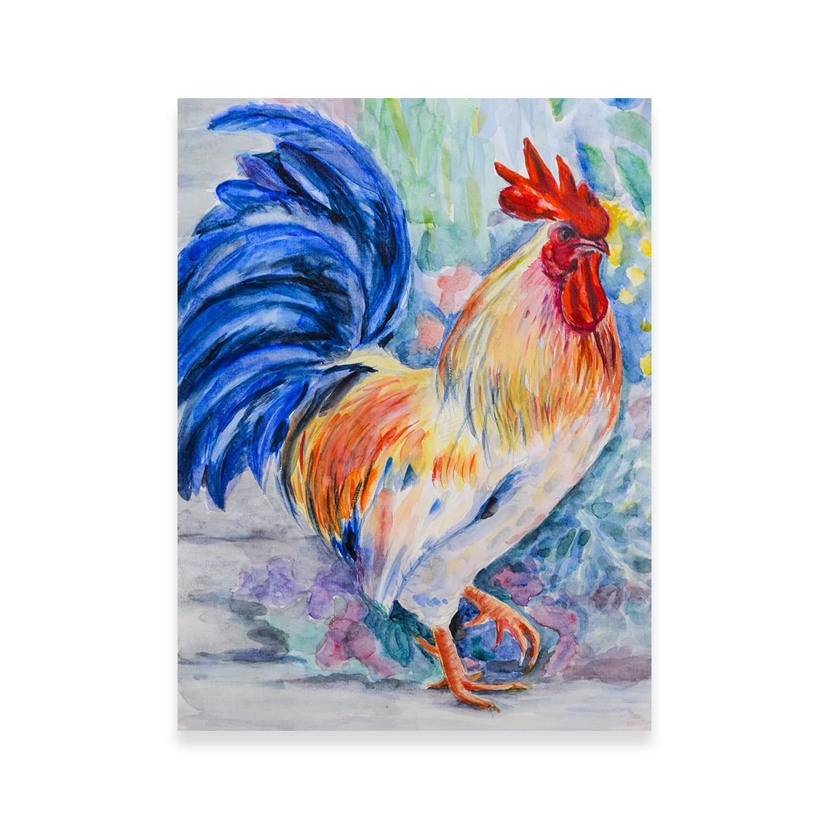 Exquisite Rooster Painting Wall Art for Home Decor