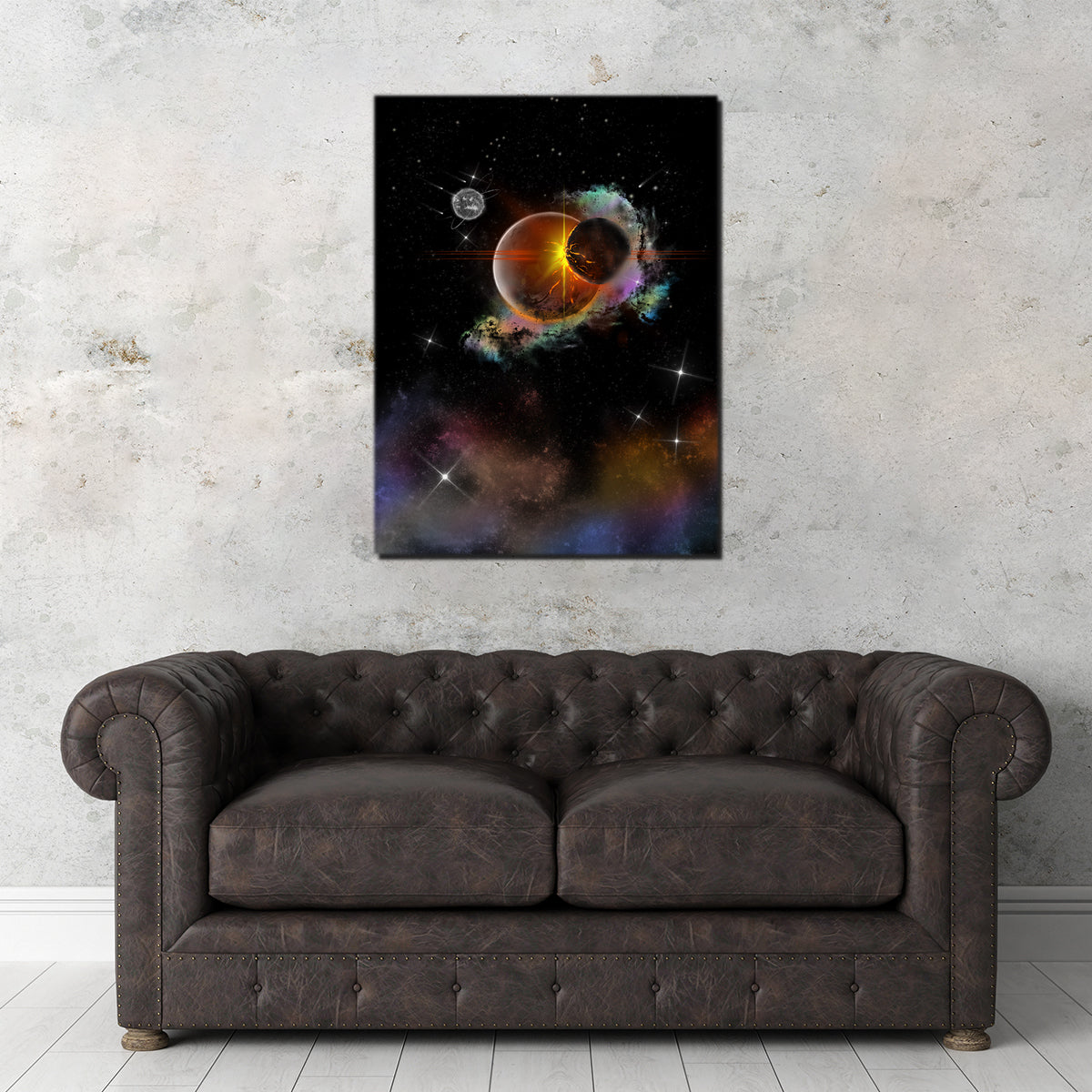 Stunning Collisions Wall Art by JPS Darko Art