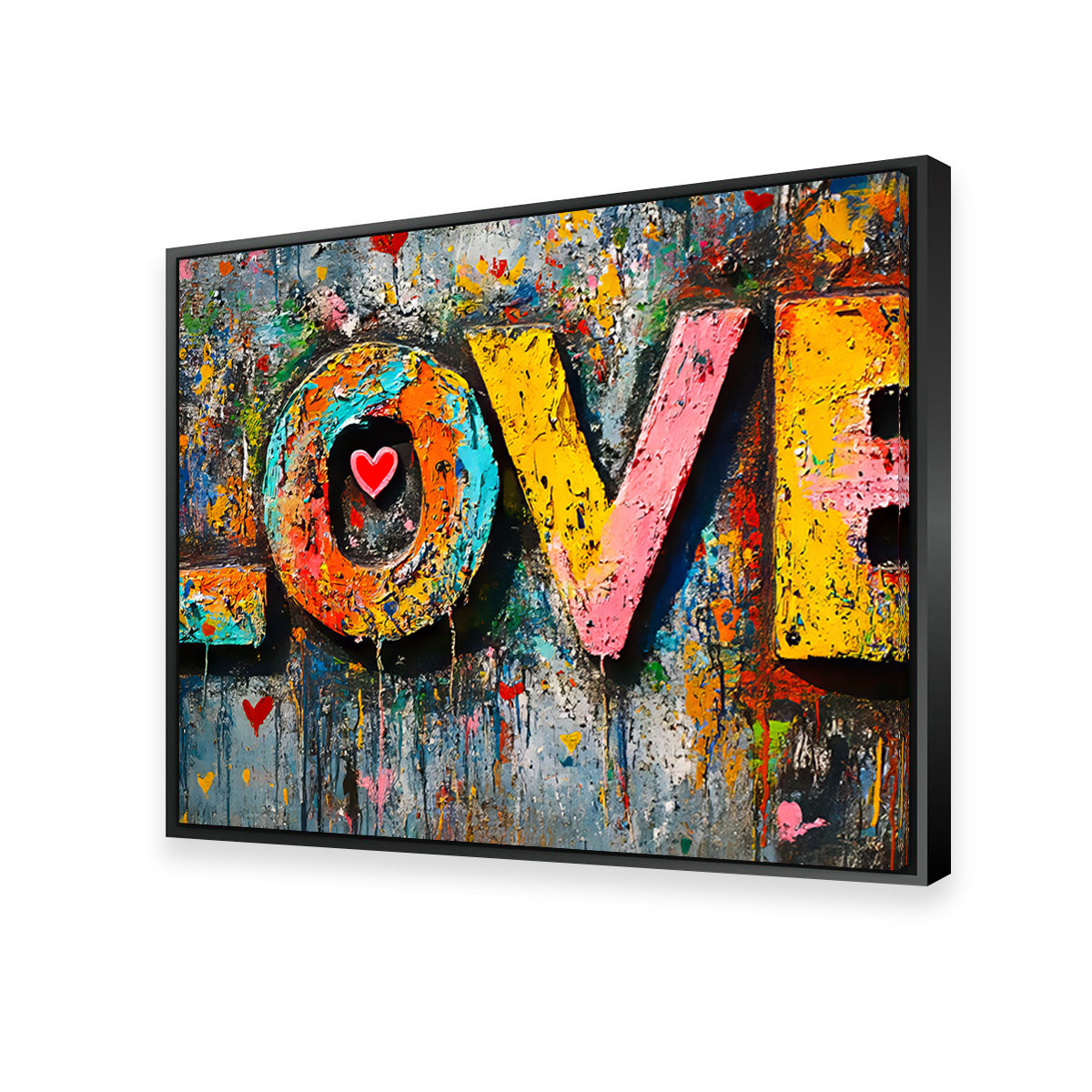 Enchanting Love Graffiti Wall Art for Stunning Decor
