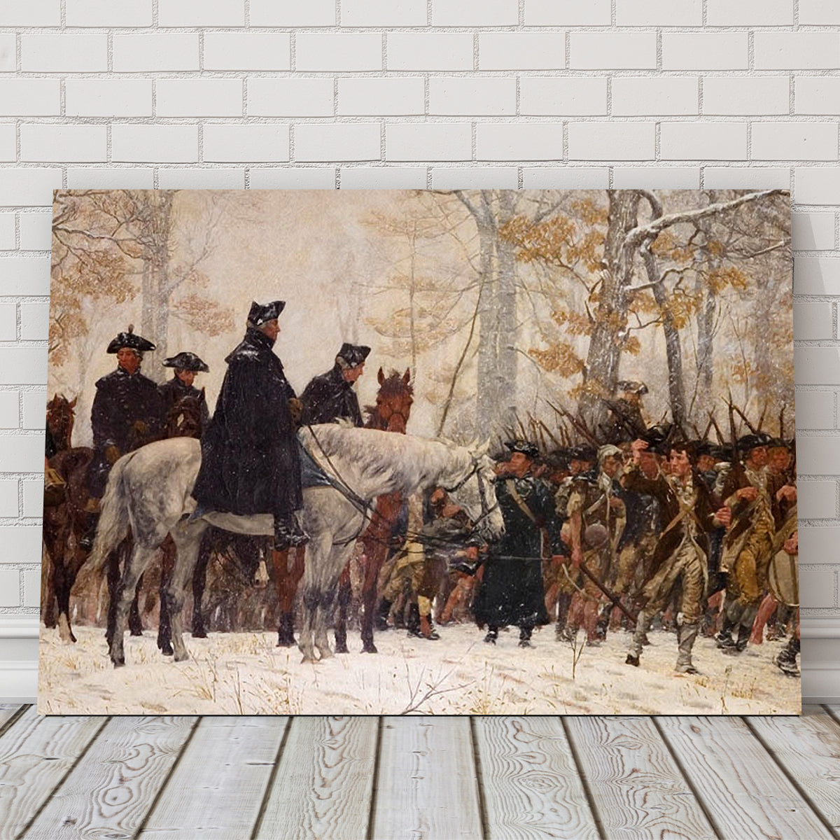 GW Revolutionary War Premium Wall Art for Patriotic Decor