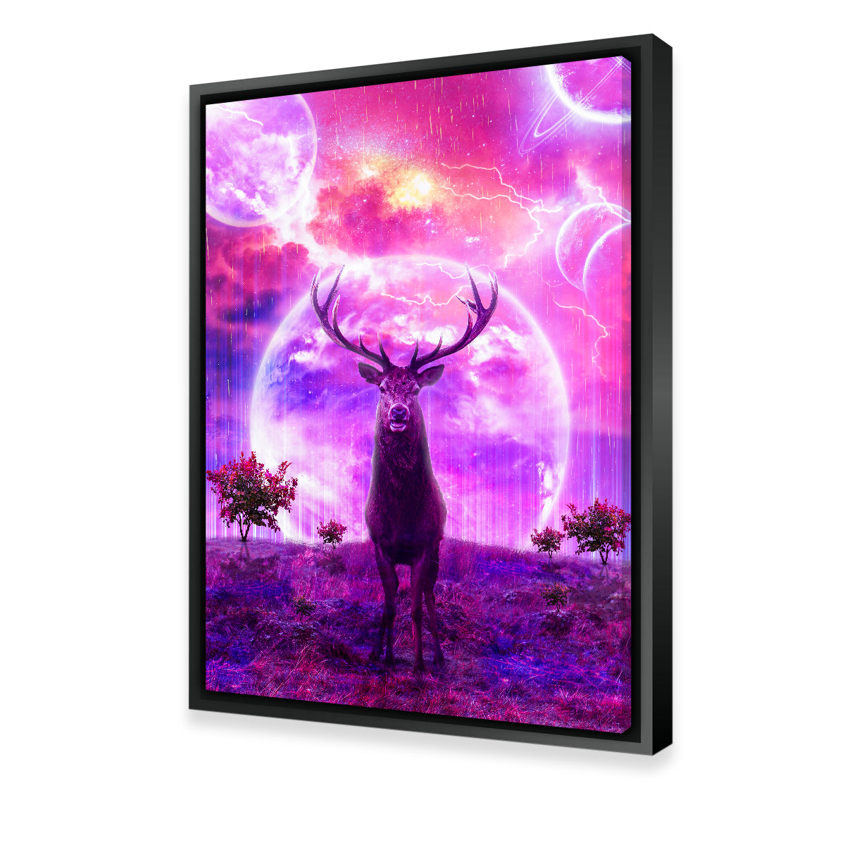 Exquisite Deer Space Wall Art by INDOARC